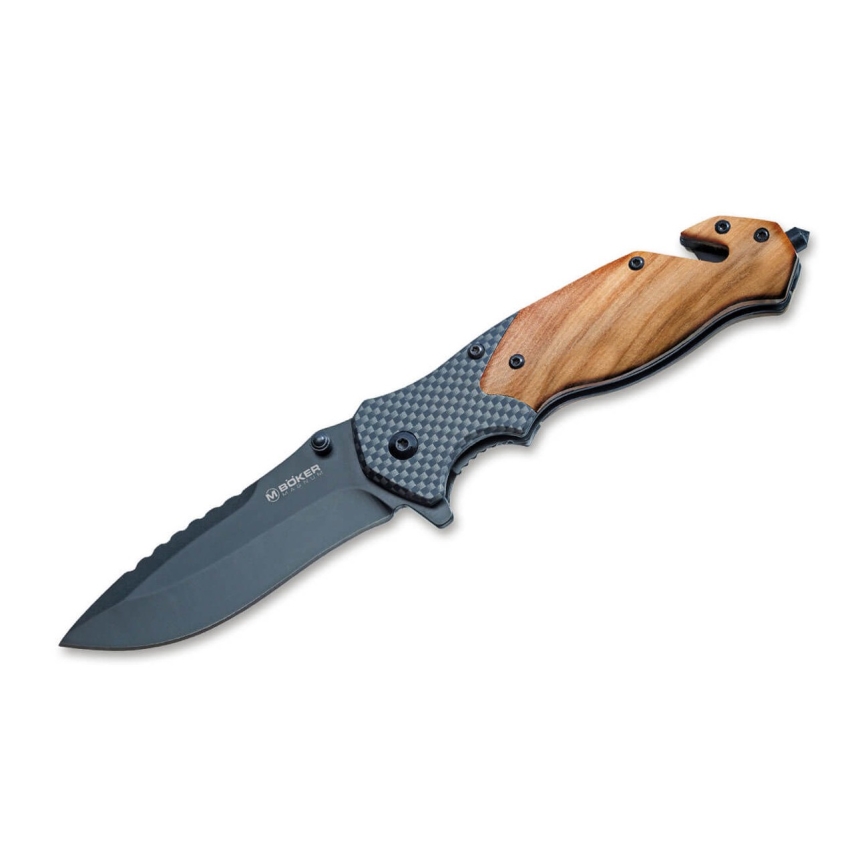 Böker - taskuveitsi Magnum Blomkvist Olive 20,5 cm oliivipuu