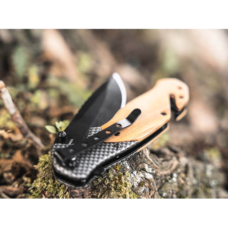 Böker - taskuveitsi Magnum Blomkvist Olive 20,5 cm oliivipuu