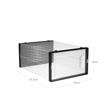 BOXIFY-modulaarinen hylly lokeroilla, musta