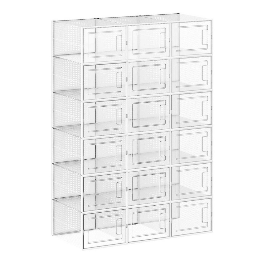BOXIFY-modulaarinen hylly lokeroilla, valkoinen