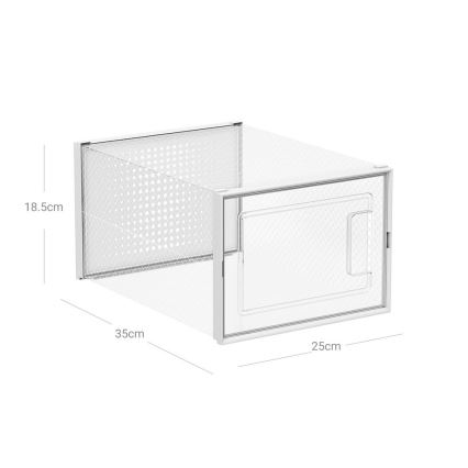 BOXIFY-modulaarinen hylly lokeroilla, valkoinen