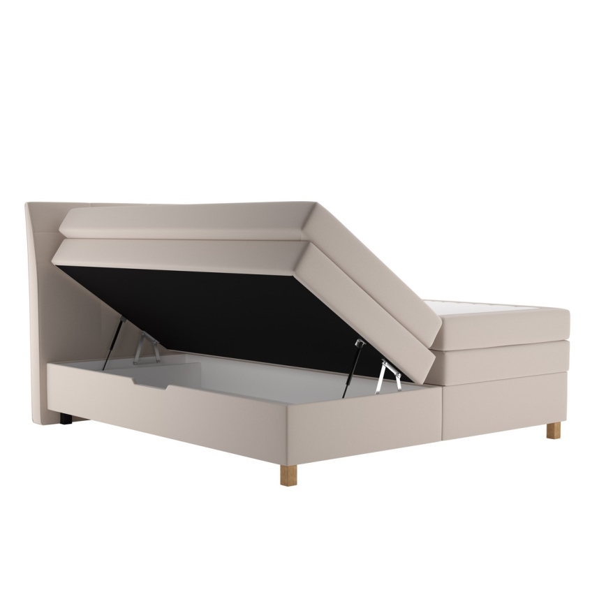 Boxspring-sänky patjalla BEA 160x200 cm beige