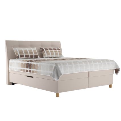 Boxspring-sänky patjalla BEA 180x200 cm beige