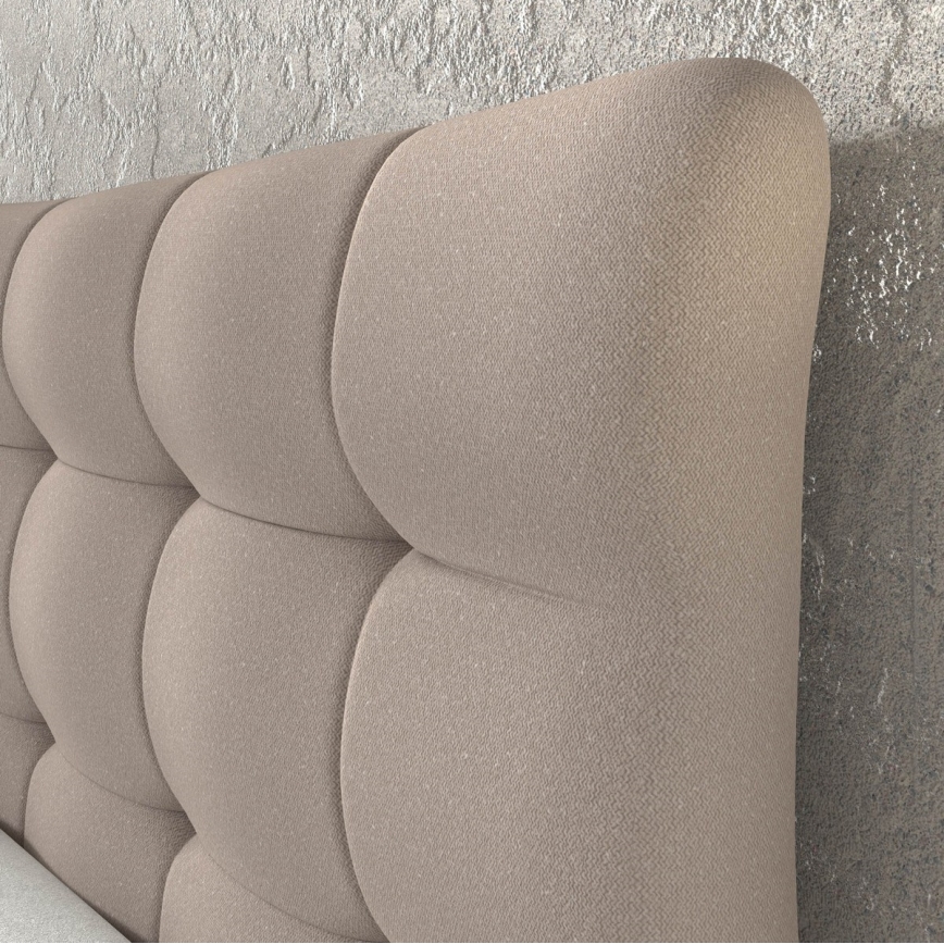 Boxspring-sänky patjoilla ja päällispatjalla SOFIA 180x200 cm beige