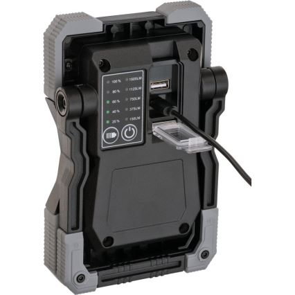 Brennenstuhl - LED ladattava valonheitin LED/15W/5V 5000 mAh IP65
