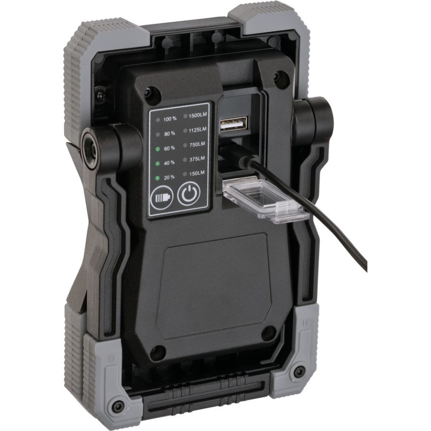 Brennenstuhl - LED ladattava valonheitin LED/15W/5V 5000 mAh IP65