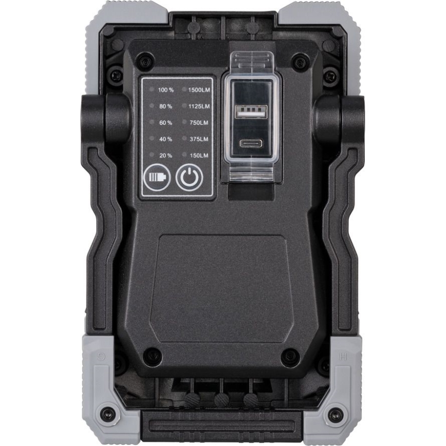 Brennenstuhl - LED ladattava valonheitin LED/15W/5V 5000 mAh IP65
