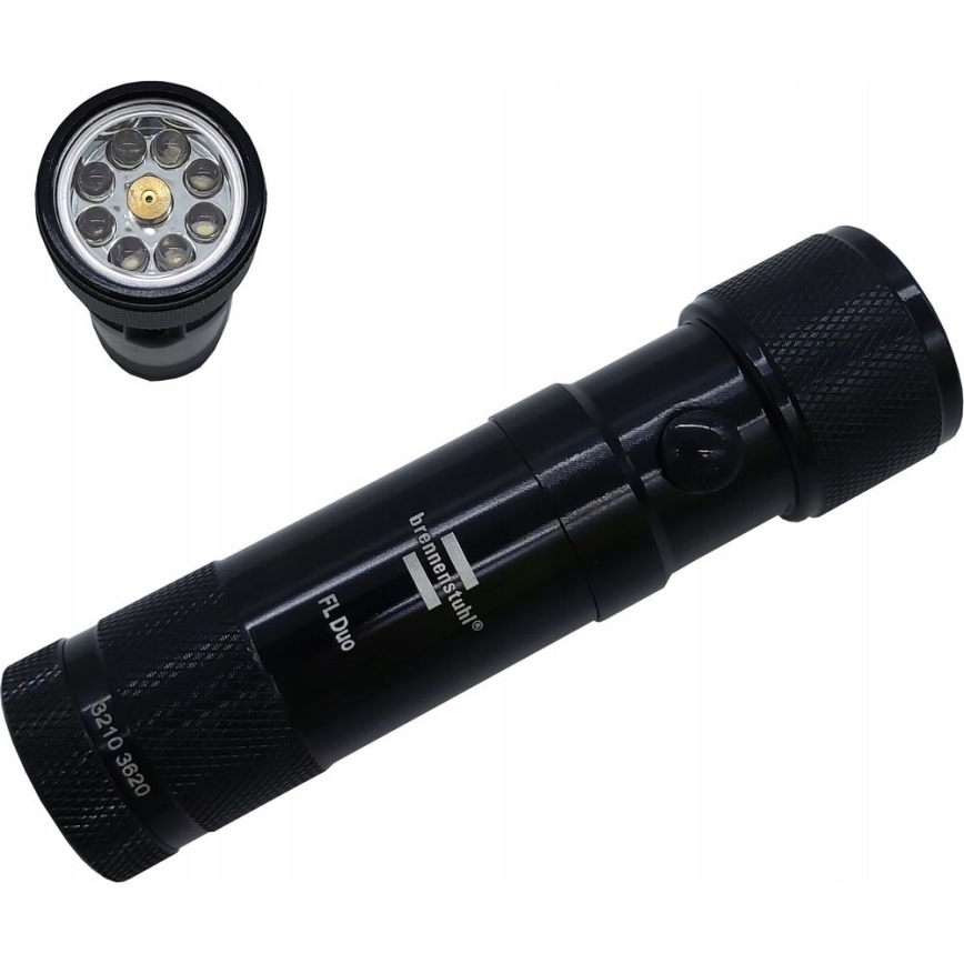 Brennenstuhl - LED-taskulamppu laserosoittimella LED/3xAAA