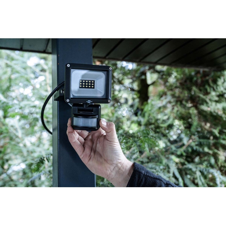 Brennenstuhl - LED-ulkovalonheitin anturilla LED/10W/230V 6500K IP65