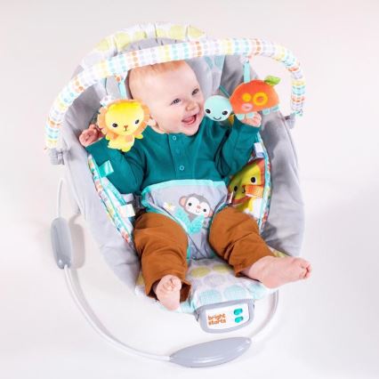 Bright Starts - Lasten värisevä lepotuoli melodialla WHIMSICAL WILD