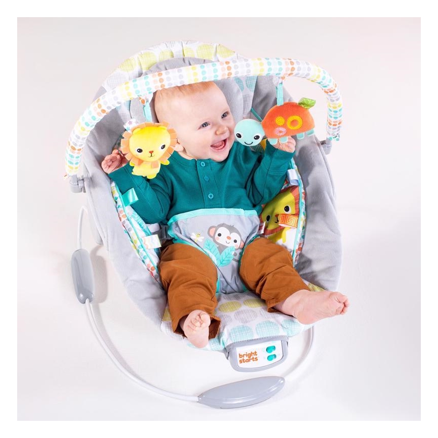 Bright Starts - Lasten värisevä lepotuoli melodialla WHIMSICAL WILD