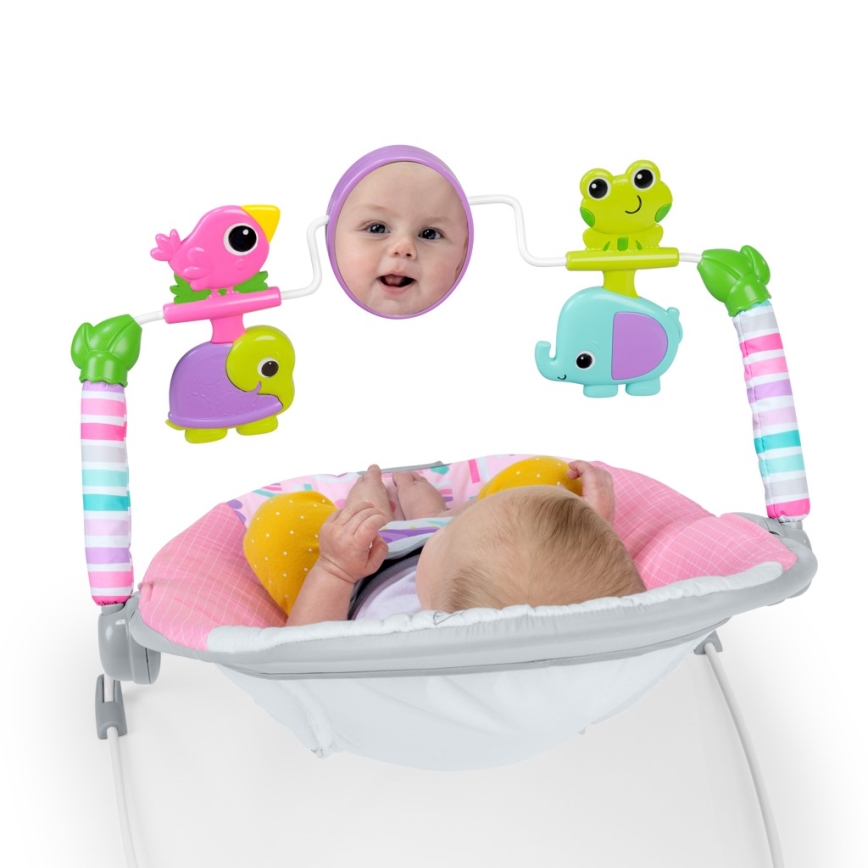 Bright Starts - Vauvan värisevä tuoli PINK PARADISE