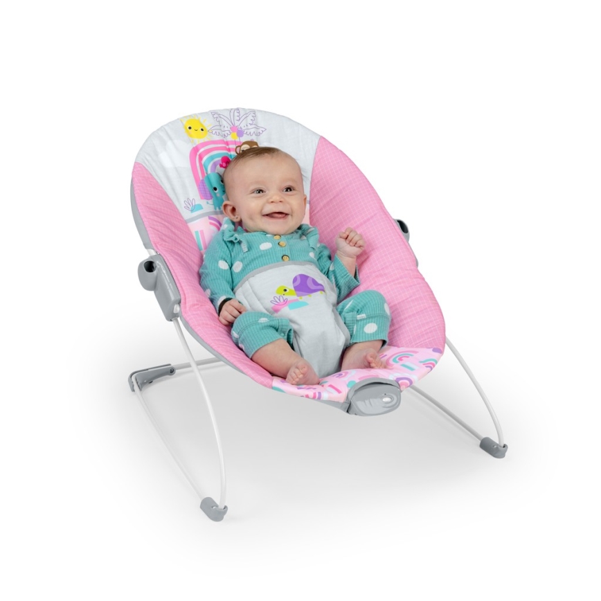 Bright Starts - Vauvan värisevä tuoli PINK PARADISE