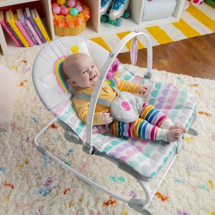 Bright Starts - Vauvan värisevä tuoli ROSY RAINBOW