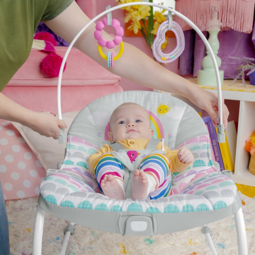 Bright Starts - Vauvan värisevä tuoli ROSY RAINBOW