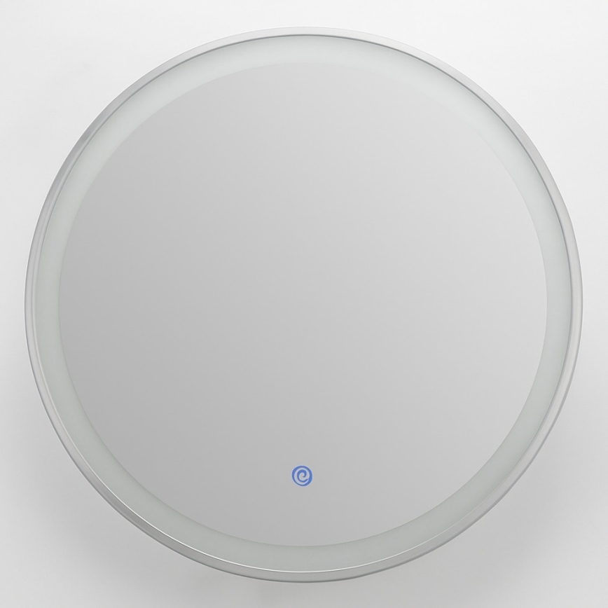 Brilagi - ALU PRO LED himmennettävä, lämmitetty kylpyhuonepeili taustavalolla LED/18W/230V halkaisija 60 cm 3000/4000/6500K IP44 mattakromi