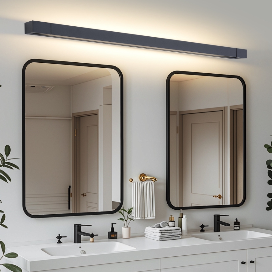 Brilagi - AQUA LINE LED - kylpyhuoneen peilivalaisin LED/36W/230V 120 cm IP44 musta CRI 90