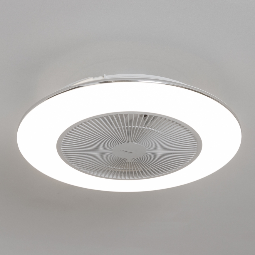 Brilagi - LED himmennettävä valaisin tuulettimella AURA LED/38W/230V 3000-6000K valkoinen + kaukosäädin