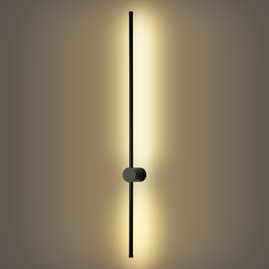 Brilagi - AURA LED ulkoseinävalaisin LED/20W/230V 3000K IP54 97 cm musta