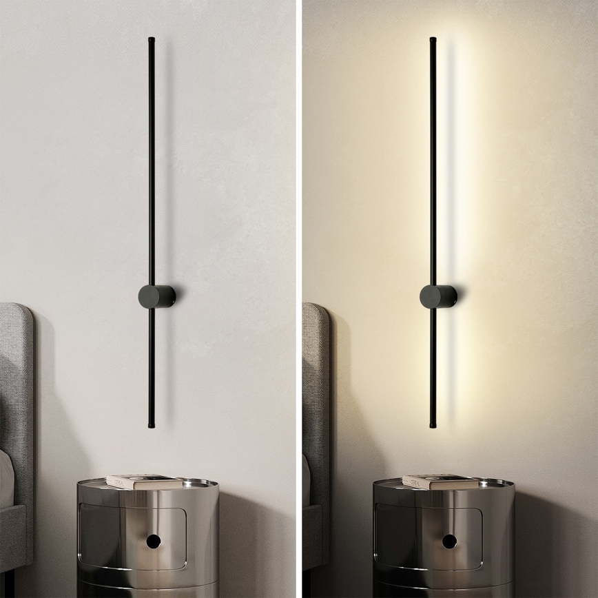 Brilagi - AURA LED-ulkoseinävalaisin LED/20W/230V 4000K IP54 97 cm musta CRI 90
