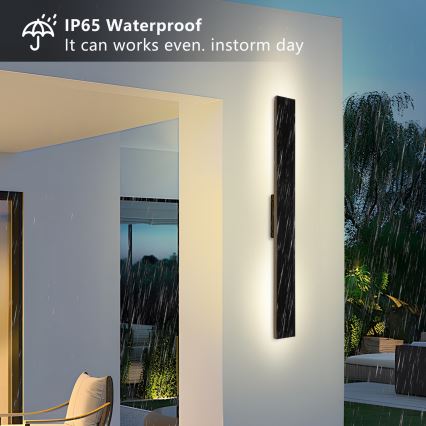 Brilagi - LED Himmennettävä aurinkokäyttöinen seinävalaisin SUN LED/5,5W/230V 100 cm 6000 mAh IP44