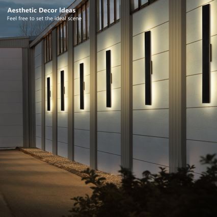 Brilagi - LED Himmennettävä aurinkokäyttöinen seinävalaisin SUN LED/5,5W/230V 100 cm 6000 mAh IP44