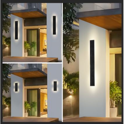 Brilagi - LED Himmennettävä aurinkokäyttöinen seinävalaisin SUN LED/5,5W/230V 100 cm 6000 mAh IP44