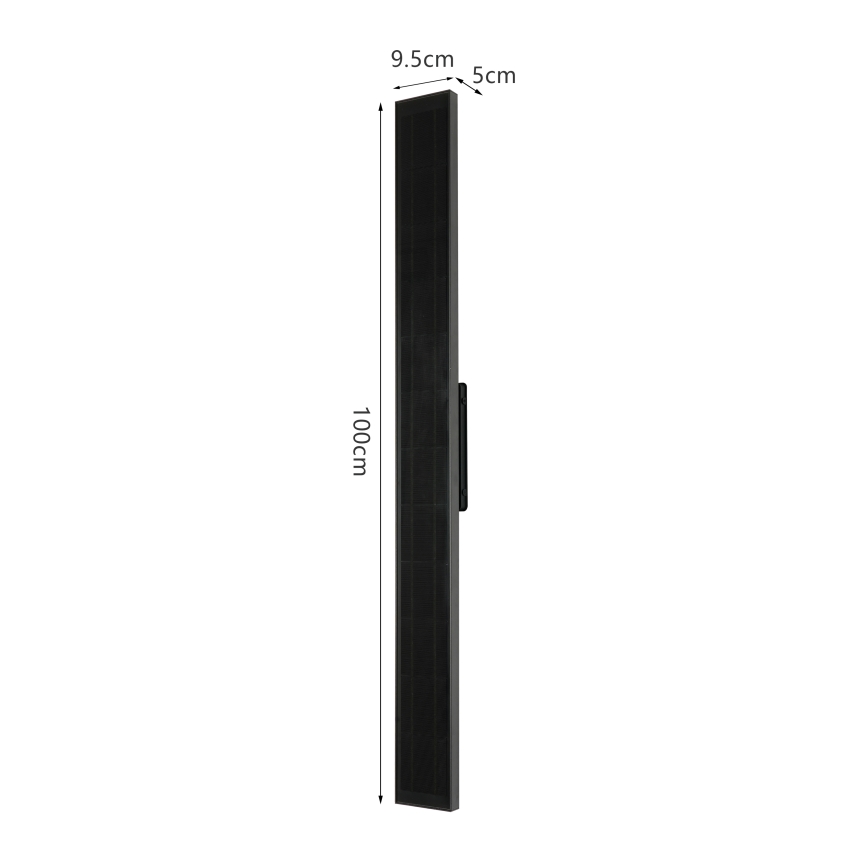 Brilagi - LED Himmennettävä aurinkokäyttöinen seinävalaisin SUN LED/5,5W/230V 100 cm 6000 mAh IP44