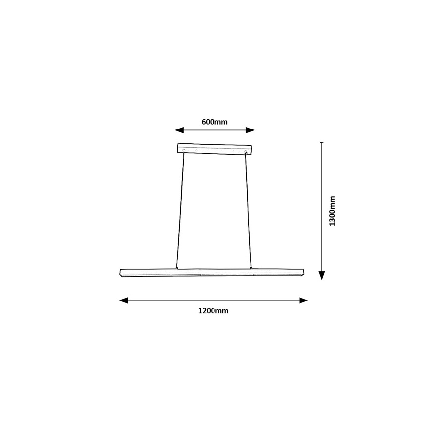 Brilagi - AXIS LED-riippuvalaisin vaijerilla 30W/230V 120 cm valkoinen