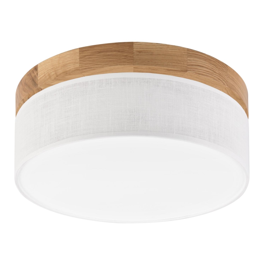 Brilagi - BELLADONNA LED-kattovalaisin 20W/230V halkaisija 30 cm valkoinen/tammi