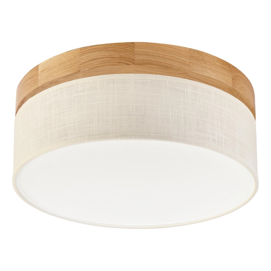 Brilagi - BELLADONNA LED-kattovalaisin LED/20W/230V, halkaisija 30 cm, kerma/tammi