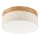 Brilagi - BELLADONNA LED-kattovalaisin LED/20W/230V, halkaisija 30 cm, kerma/tammi