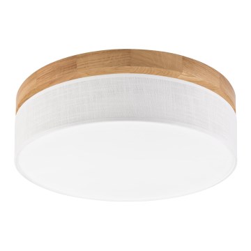 Brilagi - BELLADONNA LED-kattovalaisin LED/36W/230V halkaisija 40 cm valkoinen/tammi