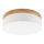 Brilagi - BELLADONNA LED-kattovalaisin LED/36W/230V halkaisija 40 cm valkoinen/tammi