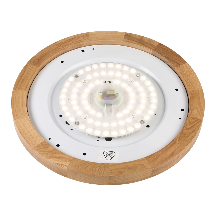 Brilagi - BELLADONNA LED-kattovalaisin LED/36W/230V halkaisija 40 cm valkoinen/tammi
