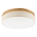 Brilagi - BELLADONNA LED-kattovalaisin LED/36W/230V halkaisija 50 cm kerma/tammi