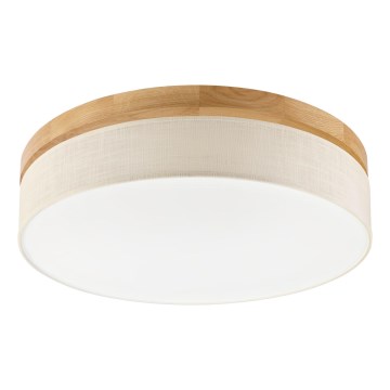 Brilagi - BELLADONNA LED-kattovalaisin LED/36W/230V halkaisija 50 cm kerma/tammi