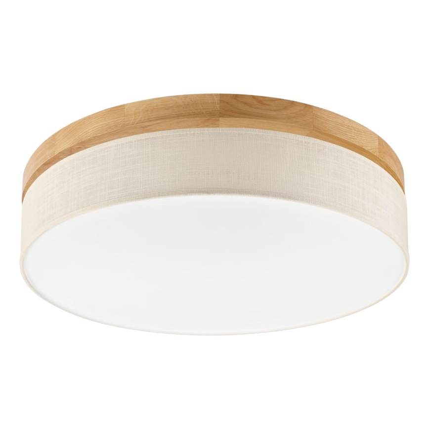 Brilagi - BELLADONNA LED-kattovalaisin LED/36W/230V halkaisija 50 cm kerma/tammi