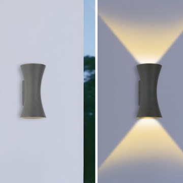 Brilagi - BICON LED-ulkoseinävalaisin 10W/230V, antrasiitti, IP44