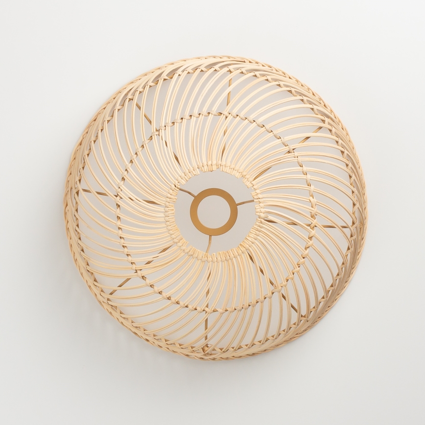 Brilagi - CERIA BOHO LED-riippuvalaisin vaijerilla 1xE27/40W/230V Ø 40 cm rottinki