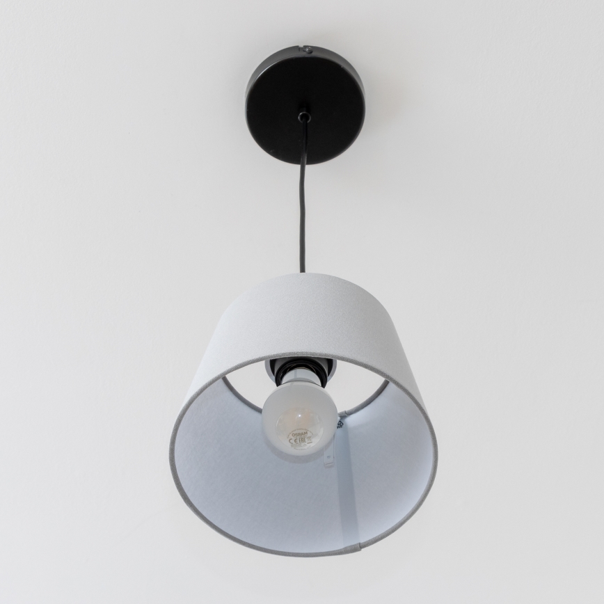 Brilagi - CERIA LED-riippuvalaisin johdolla, 1x E27/40W/230V, Ø 20,5 cm, harmaa