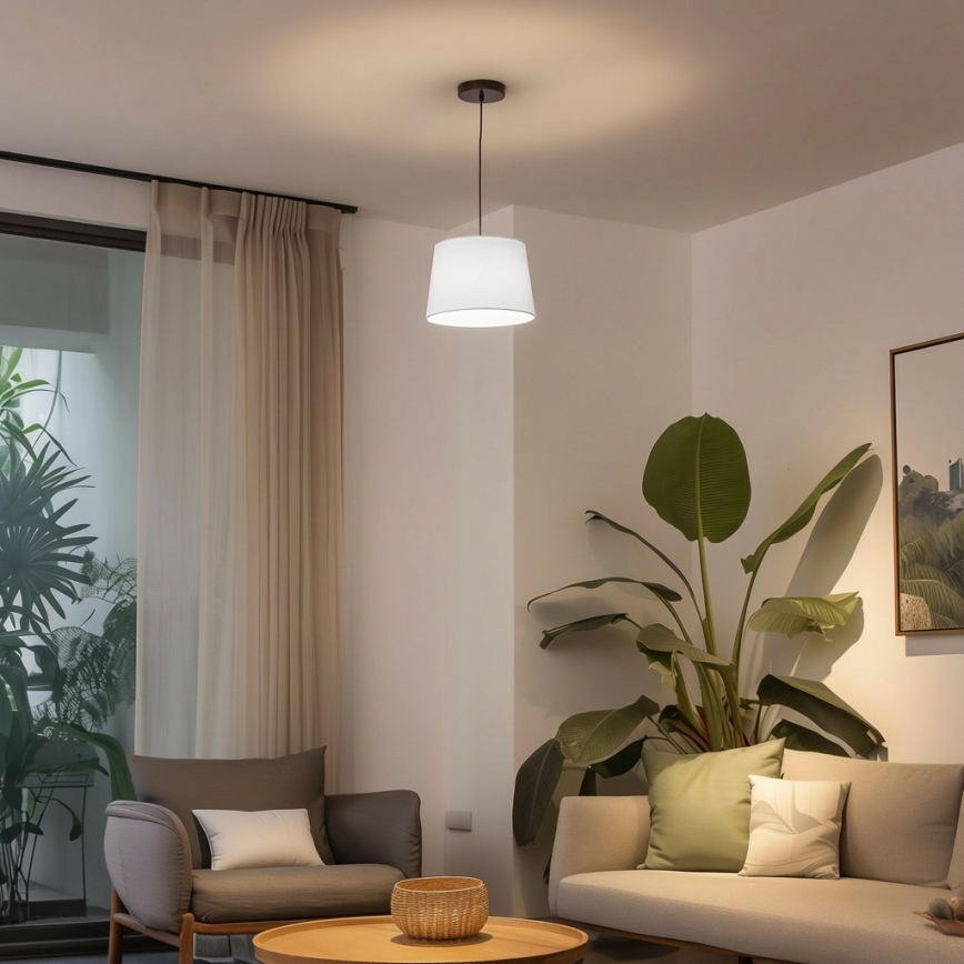 Brilagi - CERIA LED-riippuvalaisin kaapelilla 1xE27/40W/230V, halkaisija 30 cm, valkoinen