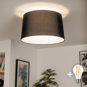 Brilagi - CERIA pintakiinnitteinen LED-kattovalaisin 1xE27/40W/230V halkaisija 45 cm musta