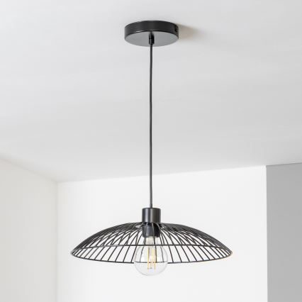 Brilagi - CERIA WIRE LED-riippuvalaisin johdolla 1xE27/40W/230V halkaisija 38 cm musta
