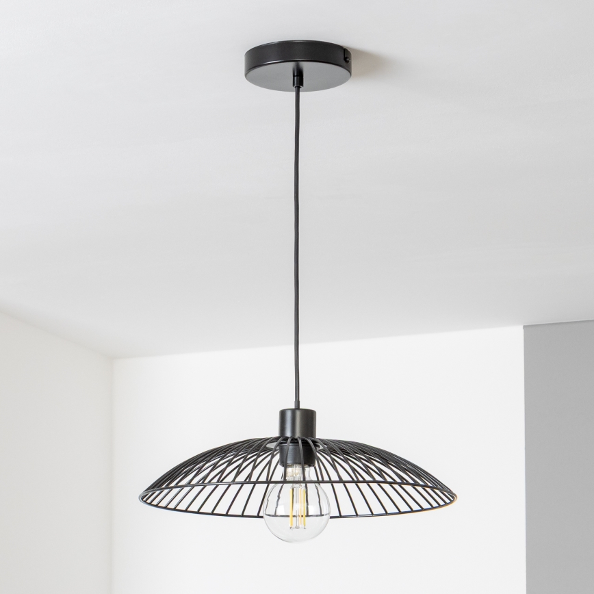 Brilagi - CERIA WIRE LED-riippuvalaisin johdolla 1xE27/40W/230V halkaisija 38 cm musta