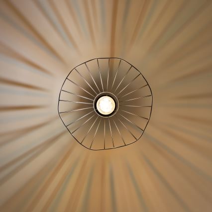 Brilagi - CERIA WIRE LED-riippuvalaisin vaijerikiinnityksellä, 1×E27 (max. 40 W), 230 V, halkaisija 40 cm, musta