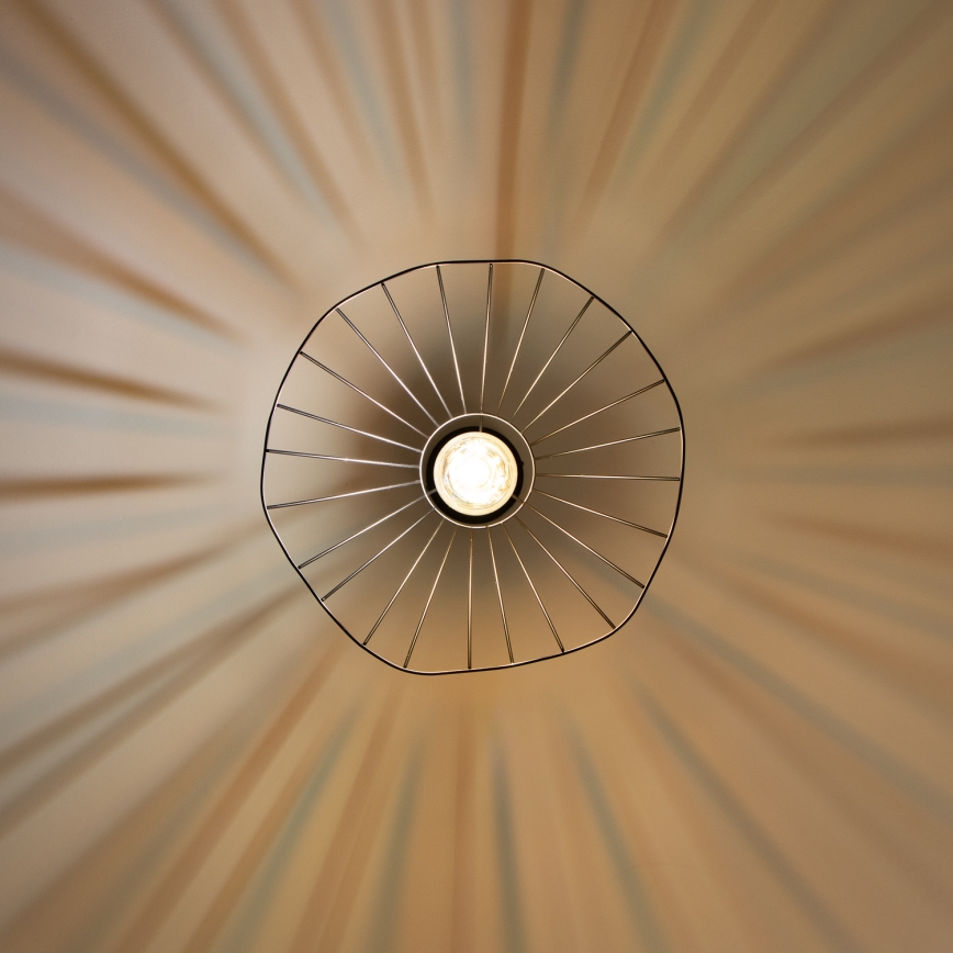 Brilagi - CERIA WIRE LED-riippuvalaisin vaijerikiinnityksellä, 1×E27 (max. 40 W), 230 V, halkaisija 40 cm, musta