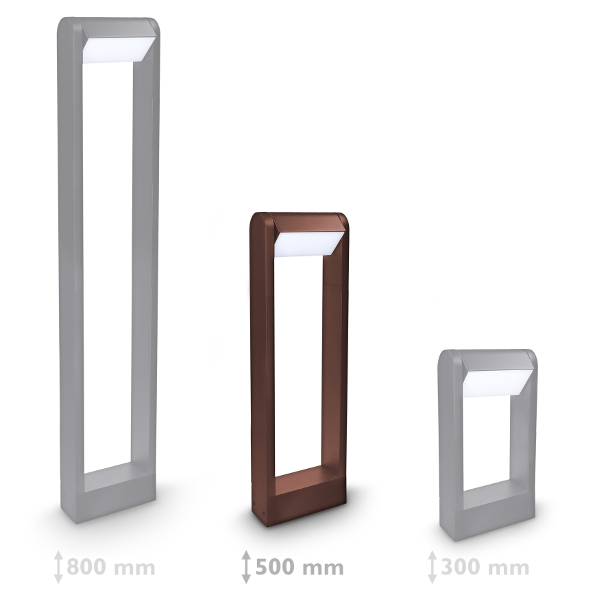 Brilagi - CROTONE LED-ulkovalaisin LED/7W/230V ruskea IP54 50 cm