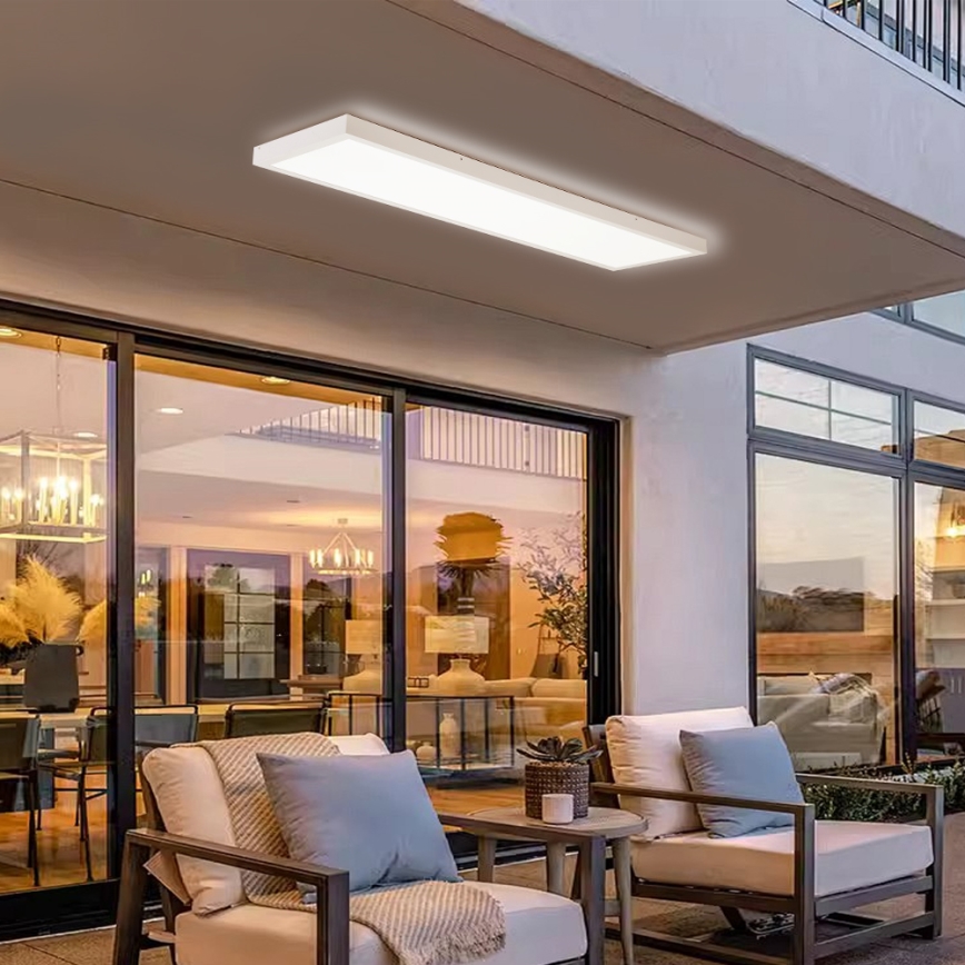 Brilagi - LED kylpyhuoneen kattovalaisin FRAME LED/50W/230V 120x30 cm 3000/4000/6000K IP44 valkoinen