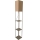 Brilagi - GRADUS hyllyillä varustettu lattiavalaisin 1xE27/40W/230V 150 cm harmaa/beige